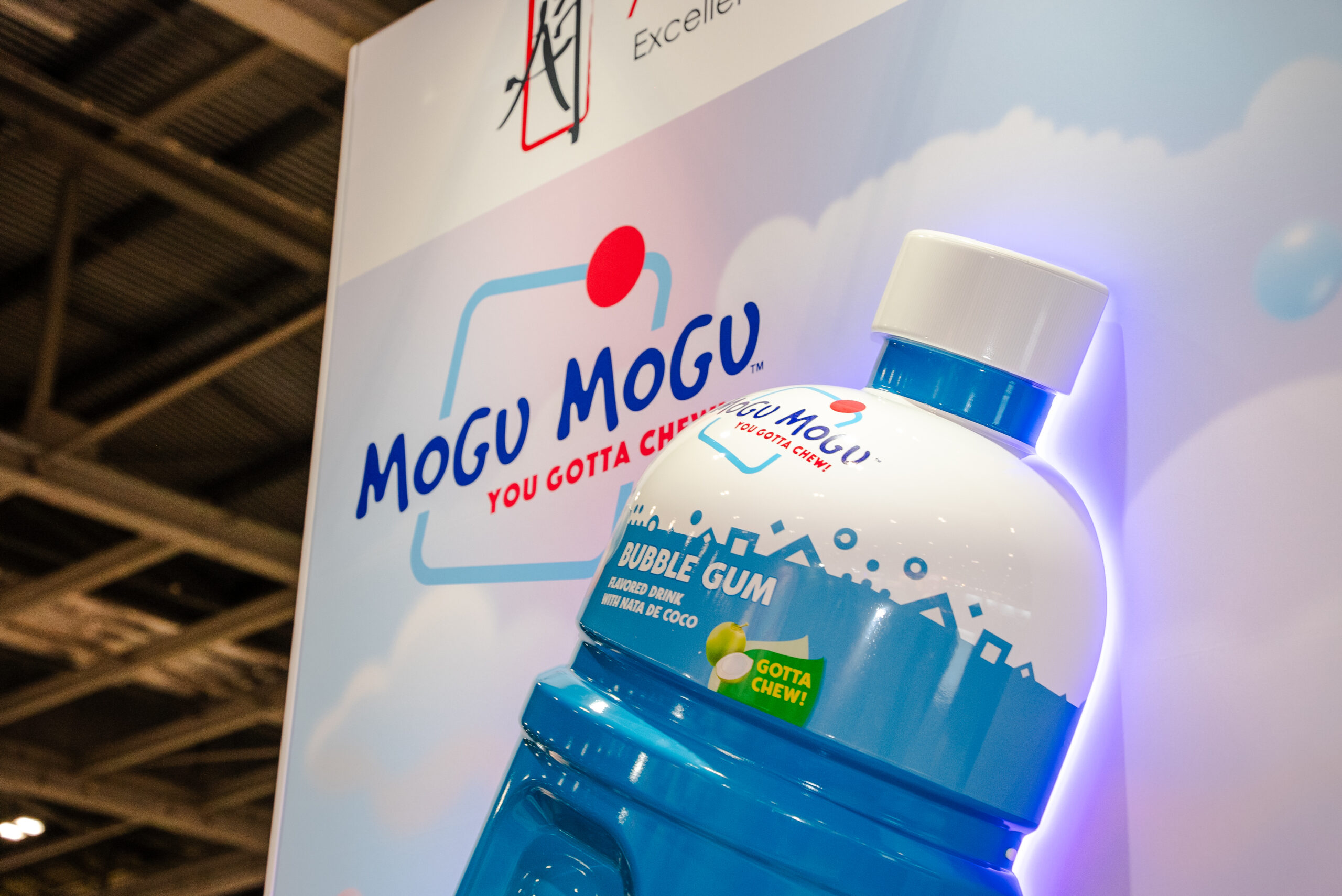 Mogu Mogu giant bottle from event