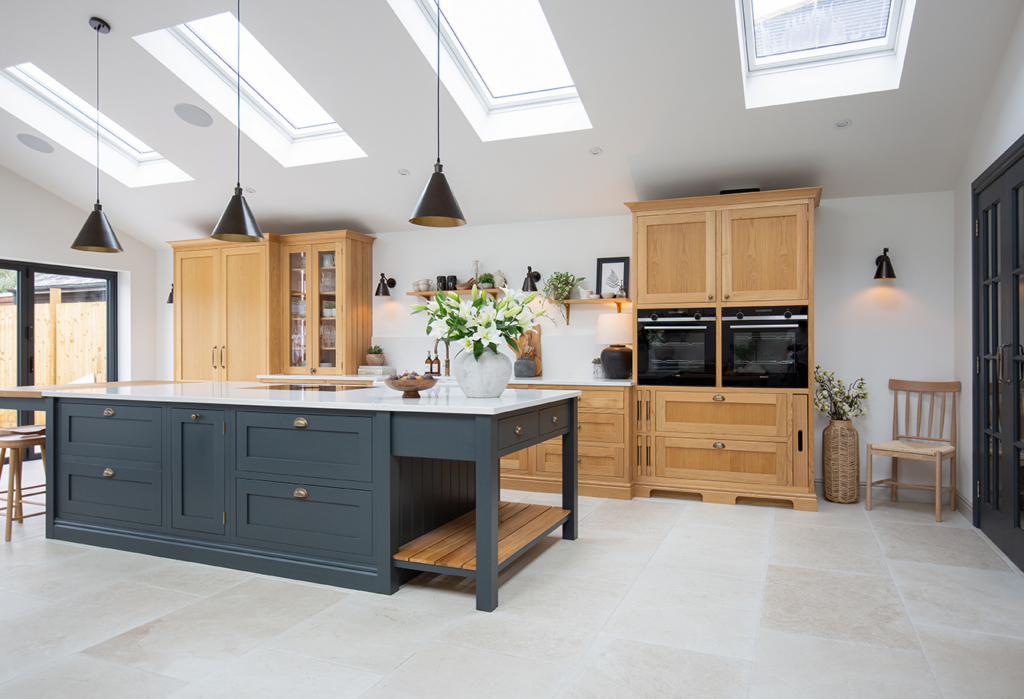 Quorn Stone tiles in a stunning kitchen project