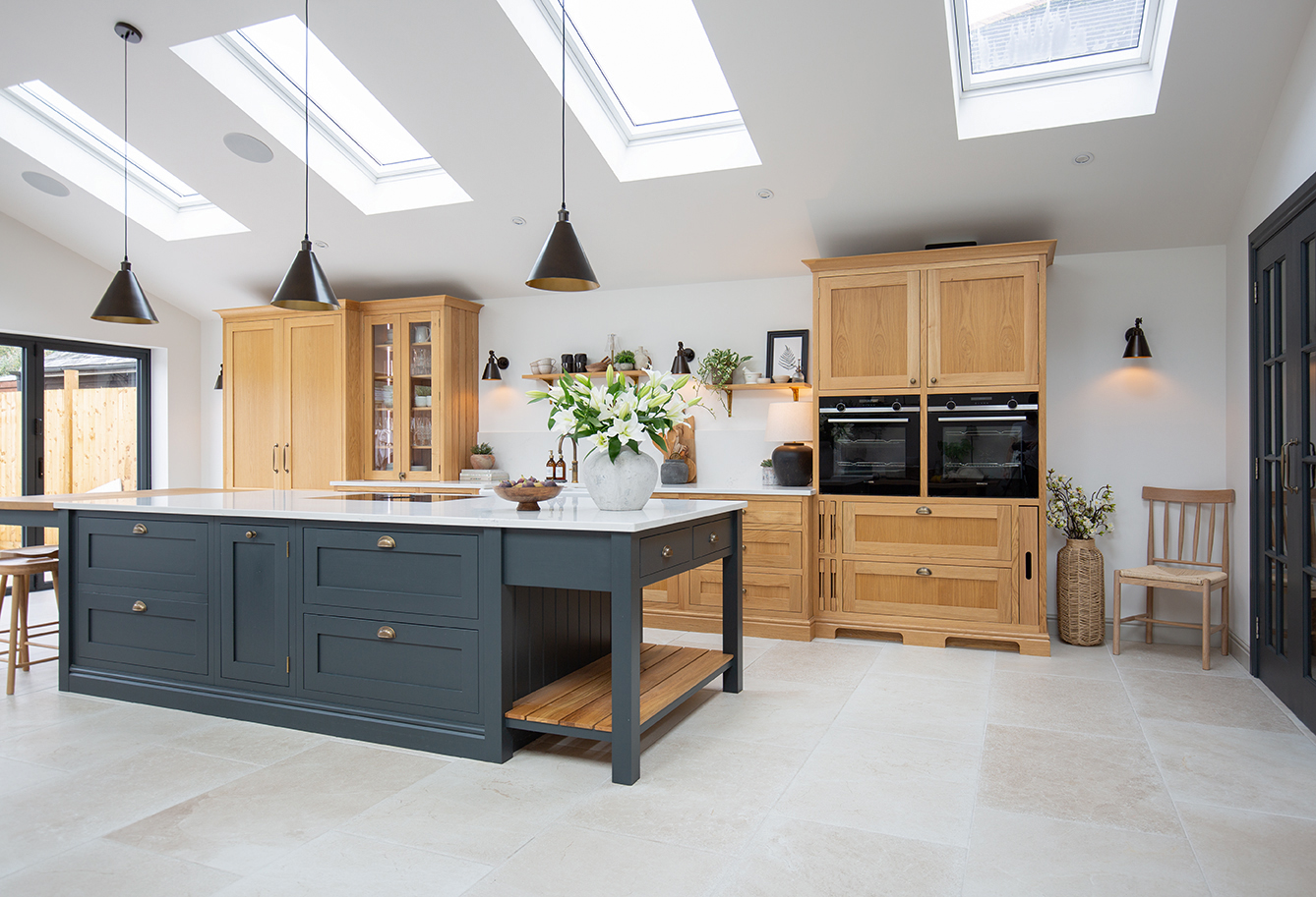Quorn Stole tiles in a stunning kitchen project