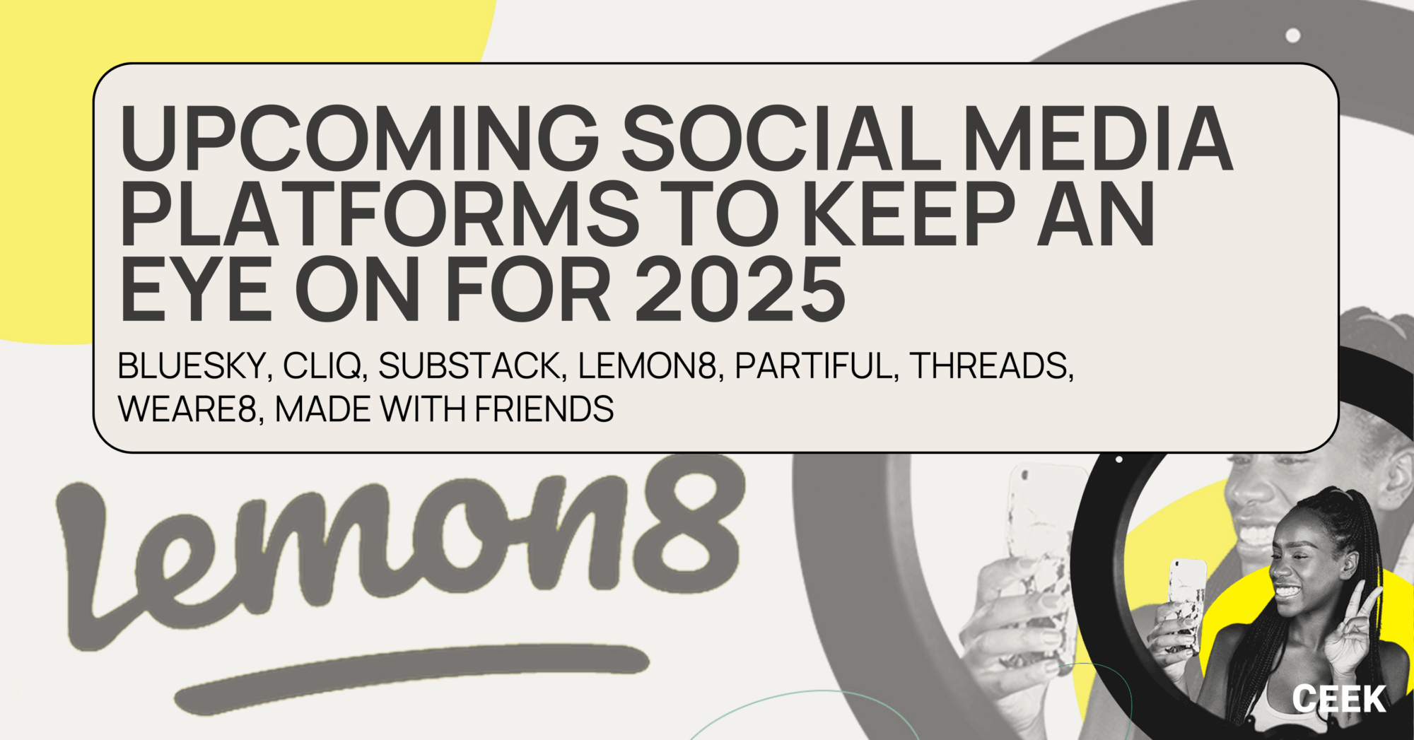 Upcoming social media platforms guide